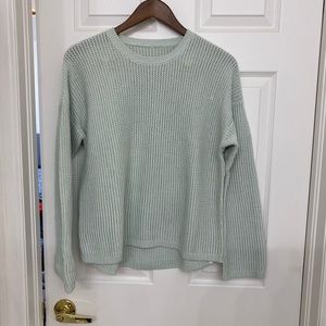 Lululemon Easy Embrace Long Sleeve Sweater, Sz M/L, Island Mist